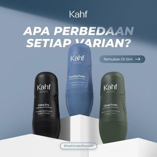 Kahf Deodorant Roll On 45ml – Long-Lasting Antiperspirant for Men