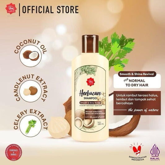 Viva Herbacare Hair Vitality Shampoo – Smooth & Shine Boost | 180ml