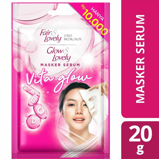 Fair & Lovely Glow & Lovely Vita Glow Masker Serum 20g - Brighten Hydrate Refresh in Just 15 Minutes