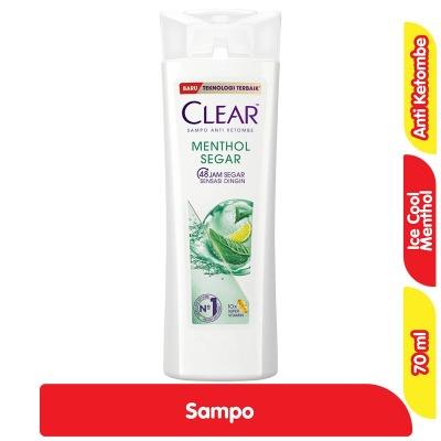 Clear Anti-Dandruff Shampoo Menthol Fresh 70ml | Cooling Freshness & Anti-Dandruff Care