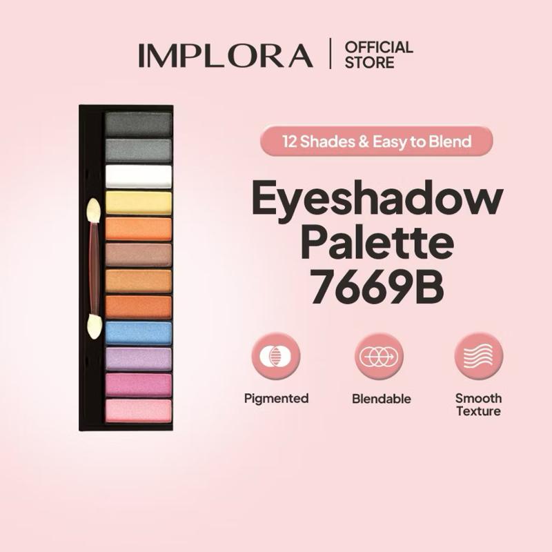 Implora 12-Color Eyeshadow Palette (7669B) - Celestial Glam