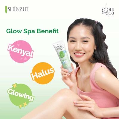 Shinzu’i Glow Spa Gel Exfoliating Cica 260ml | Gentle Brightening Gel with Natural Scrub & Cica Extract