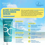 Wardah UV Shield Acne Calming Sunscreen Serum SPF 50 PA++++ | 40ml / 25ml NEW!