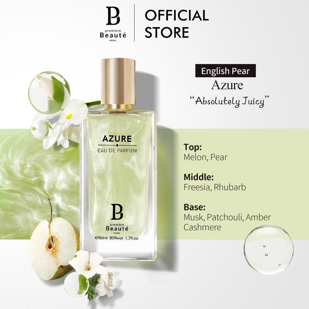 PREMIERE BEAUTE perfume Azure-English Pear EAU DE PARFUM 15ml/50ml EDP Unisex Tahan Lama 24 jam
