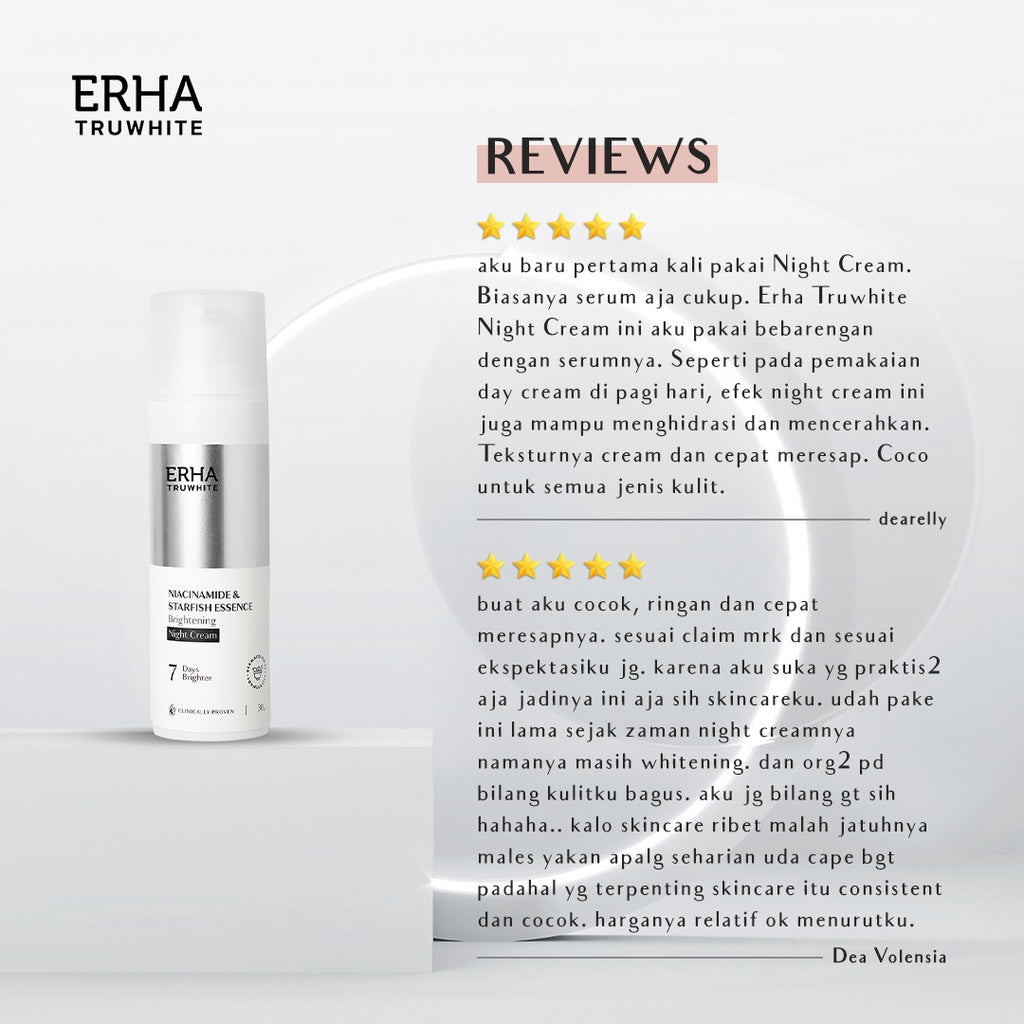 ERHA Truwhite Glocin Brightening Set - Bundle Glowing Licin Pencerah Wajah