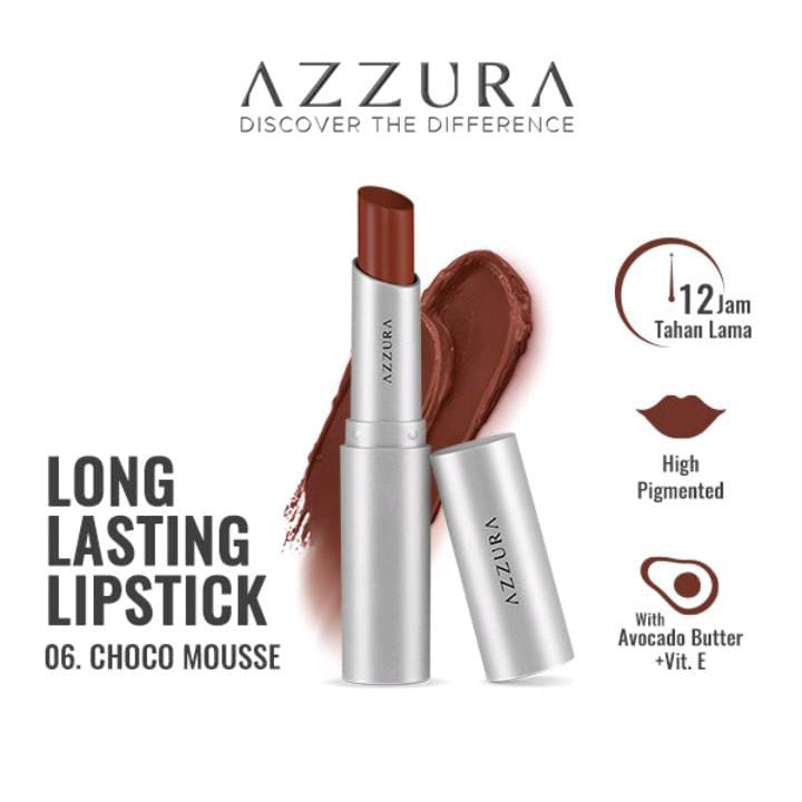 AZZURA Longlasting Lipstick 3gr 12 Jam Tahan Lama
