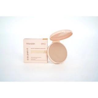 Wardah Colorfit Velvet Powder Foundation 11g – Two Way Cake for Smooth Matte Finish