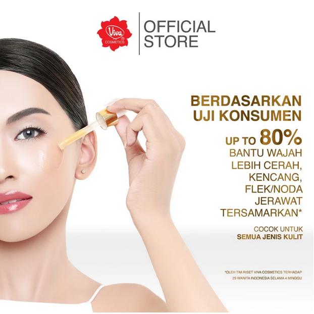 Viva Serum 20ml – Gold Whitening / Vitamin C Collagen – Brightening & Nourishing Face Serum (NEW)