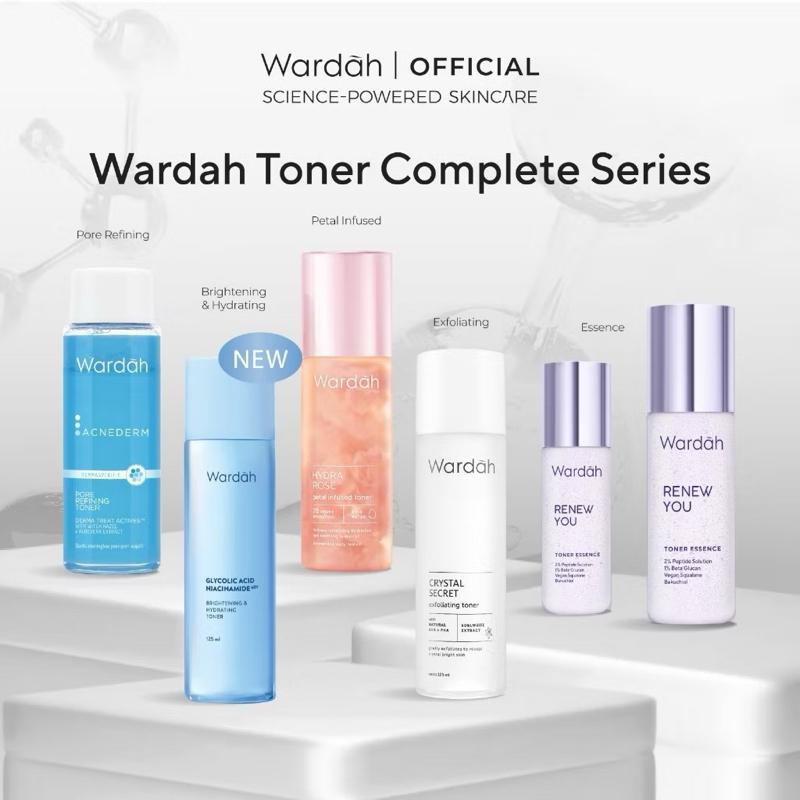 WARDAH All Toner Series – Acne, Glow, Youth & Hydration Skincare