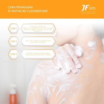 JF Sulfur Acne Solution Bar Soap 90g – Clinically Proven Sulfur Soap for Acne-Prone & Oily Skin