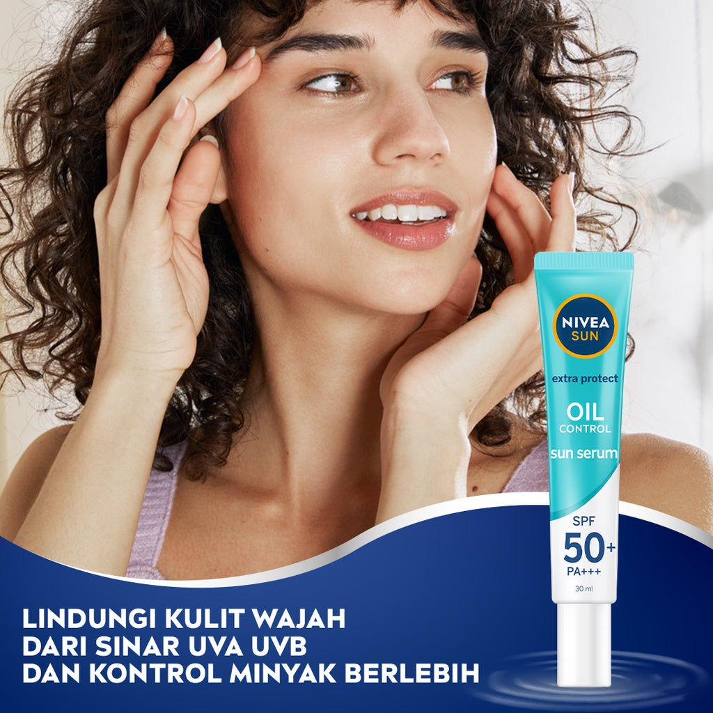 NIVEA SUN Face Serum Oil Control SPF50 PA+++ + Micellar Water Oil & Acne Care