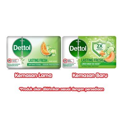 Dettol Antibacterial Bar Soap – Lasting Fresh 100g | With Long-Lasting Cooling Freshness & Germ Protection | Clean, Healthy Skin All Day Long
