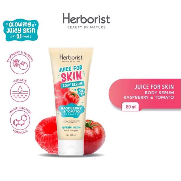 Herborist Juice for Skin Body Serum 80ml MINI Travel Size | Lotion Brightening Moisturizing