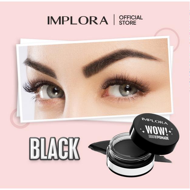 Implora WOW! Brow Pomade – Waterproof Eyebrow Pomade for Perfectly Defined Brows