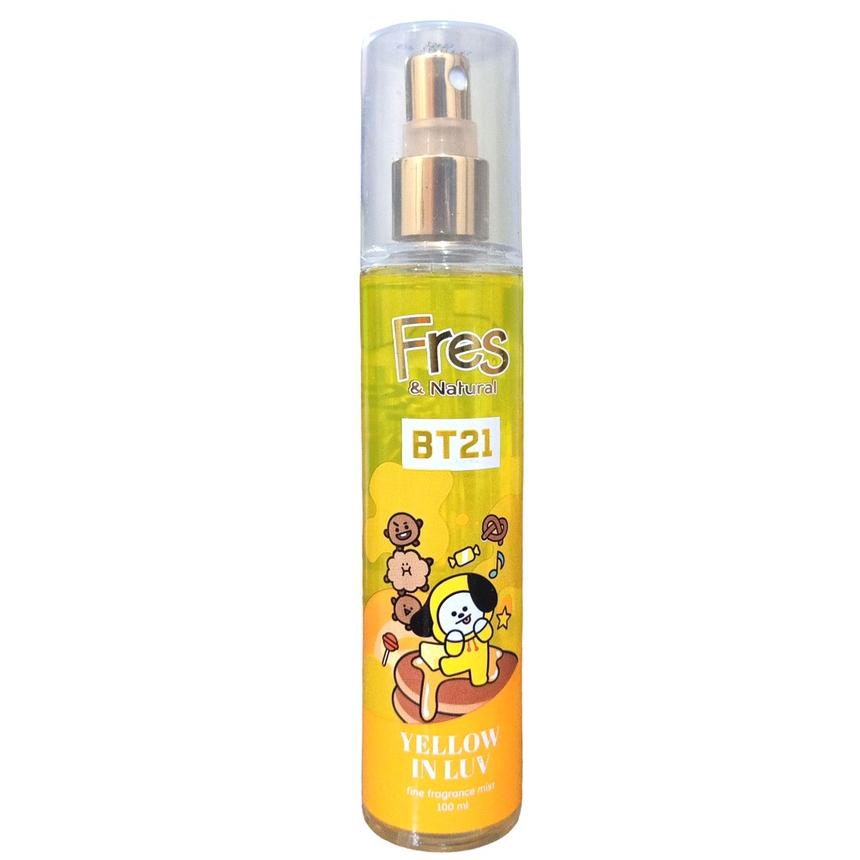 Fres Natural Fragrance Body Mist BT21 100ml – Refreshing Perfume for Body Care & Everyday Use