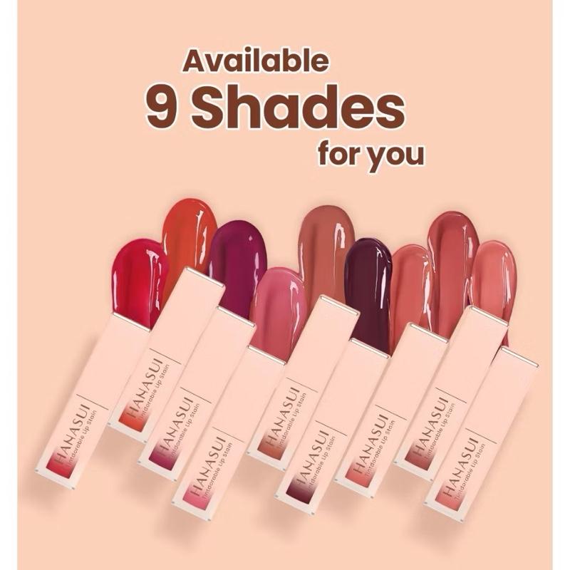 HANASUI Tintdorable Aqua Jelly Lip Stain – Transferproof Glow Tint Lipstick