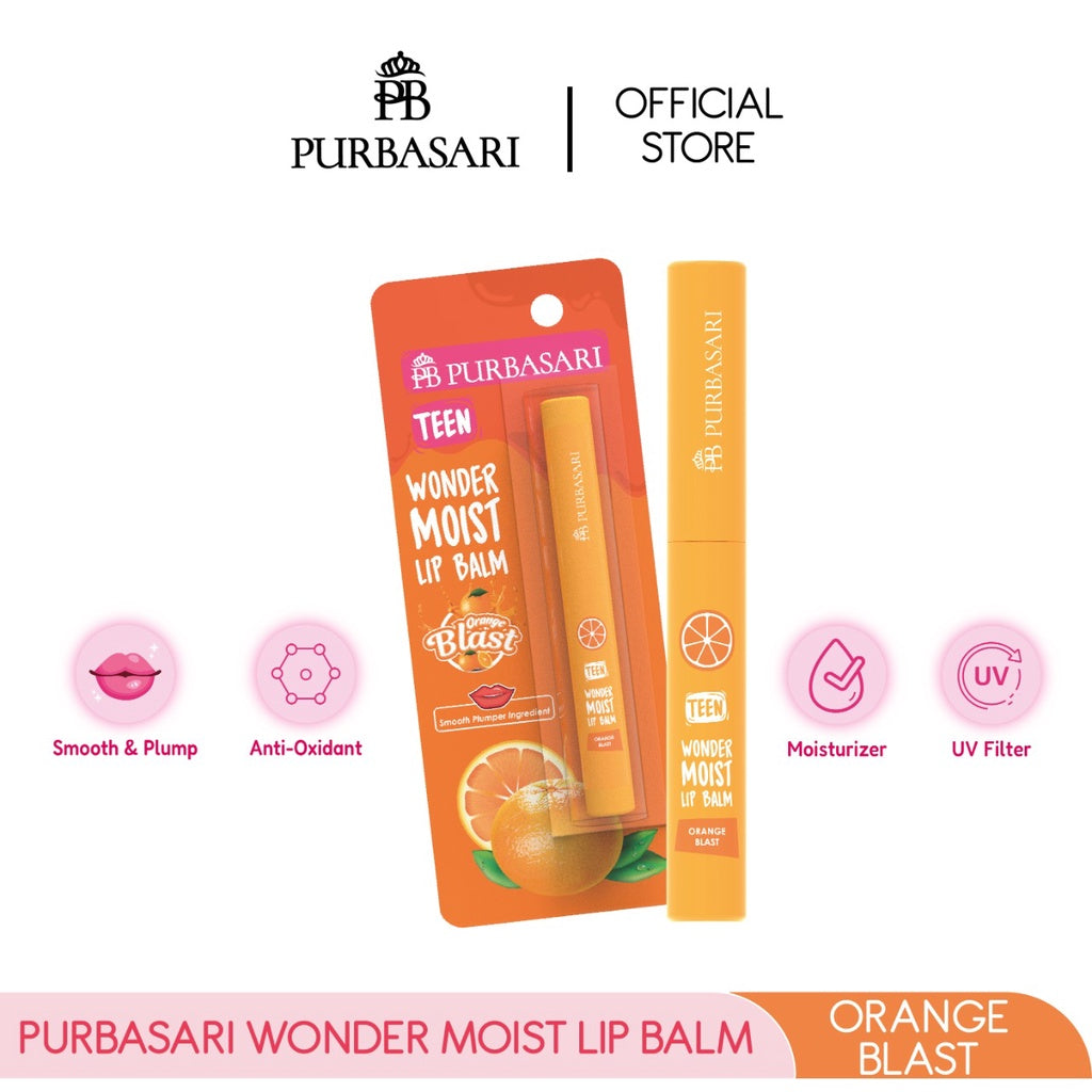 Purbasari Wonder Mois Lip Balm / Pelembab Bibir / Solusi Bibir Kering