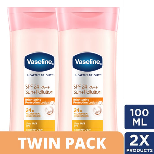 Vaseline Lotion Healthy Bright SPF24 PA++ 100ml Twin Pack