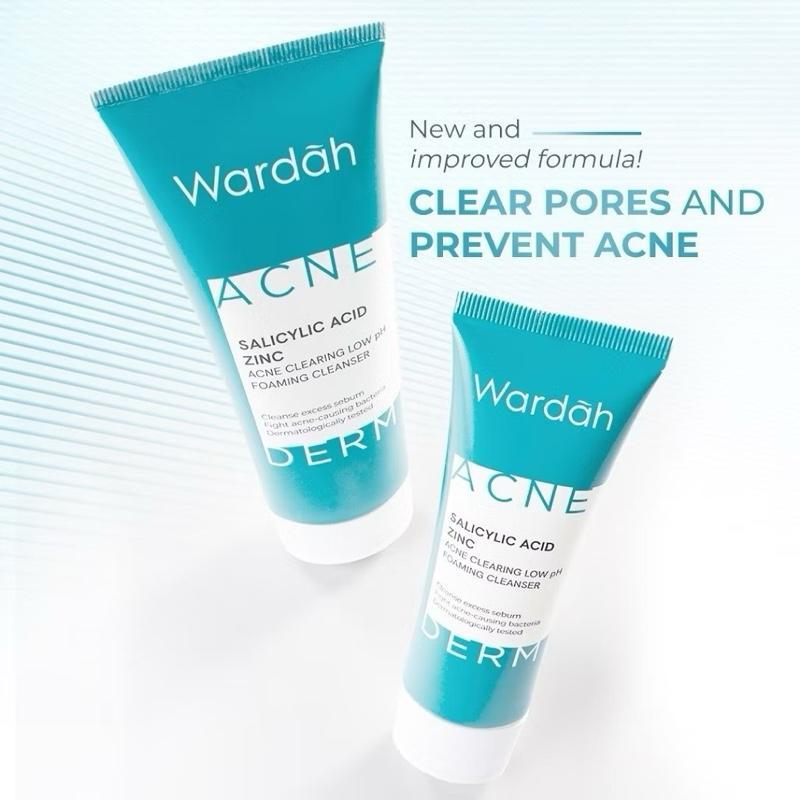 Wardah ClearRush+ Foam (A Salicylic Zinc Acne Cleanser)
