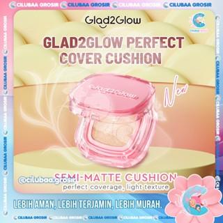 GLAD2GLOW Perfect Cover Cushion 11g | Semi‑Matte Finish, Oil‑Control, Waterproof & Poreless Cushion Foundation