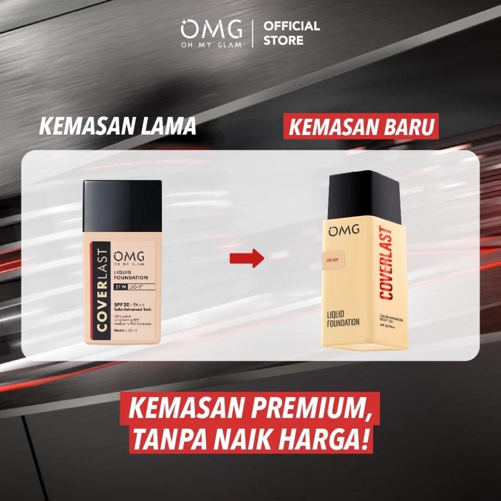 OMG Coverlast Liquid FOUNDATION Alas Bedak Oh My Glam