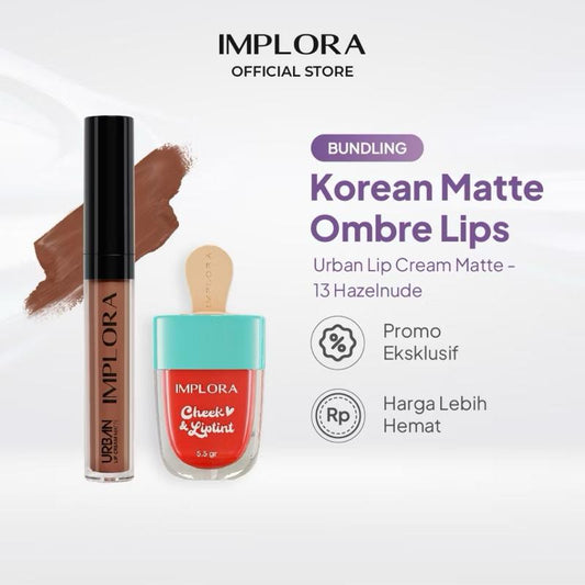 Implora K-Glow Duo Lips: Hazelnude Crush Edition