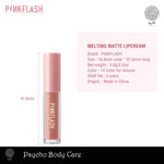 PINKFLASH Lip Matte Melting Matte Lipcream Lipstik Matte Lembut Pigmentasi Tinggi #OhMyKiss Original