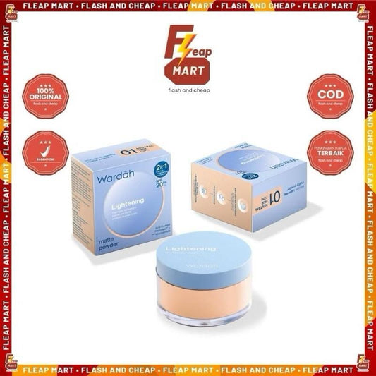 Wardah GlowGuard Matte Veil Powder SPF 20 PA++ - Oil- absorbing Loose Powder for All Skin Types, Matte Finish, Brightening Agents for Radiant Glow
