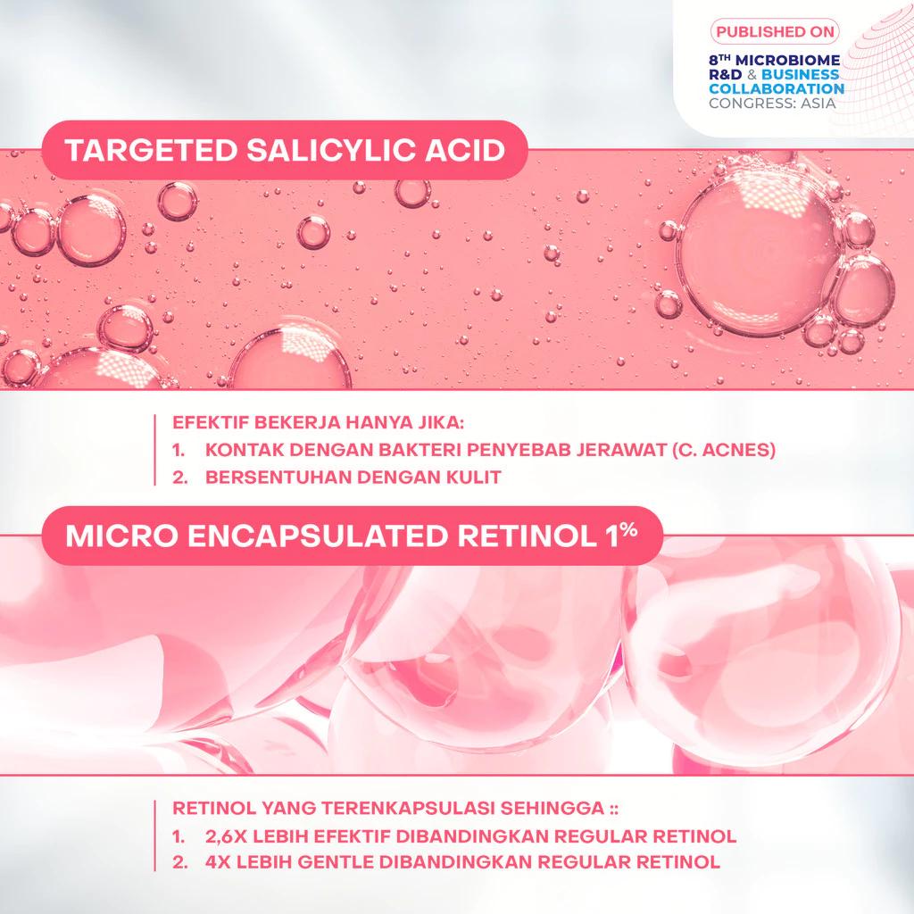 Labore AcnePro Biome Acne Spot Gel 15ml - Facial Treatment for Acne-Prone Skin with Salicylic Acid and Retinol