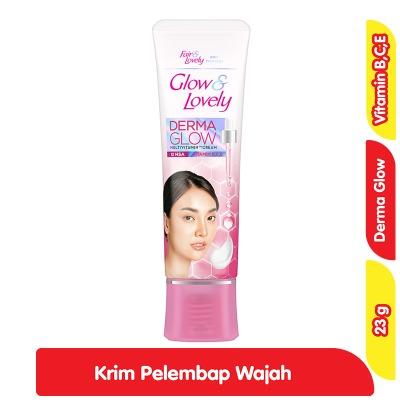 Glow & Lovely Derma Glow Multivitamin Face Cream – Brightening & Hydrating Daily Moisturizer (23g)