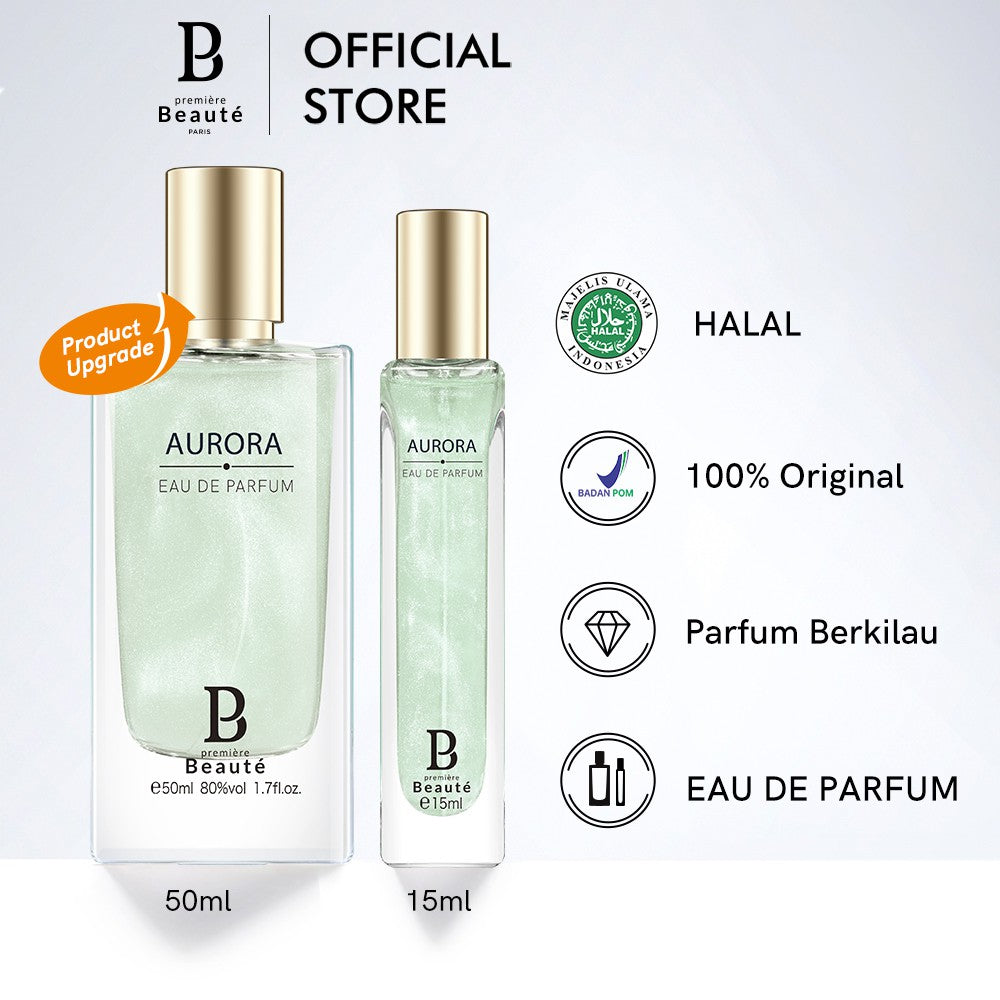 PREMIERE BEAUTE perfume Fashion Aurora 15/50ML Parfum Pria Amber&Lavender EDP Tahan Lama 24 jam EDP farfum perfume