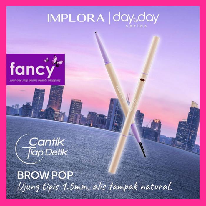 Implora Day to Day Brow Pop – 2-in-1 Eyebrow Pencil with Spoolie