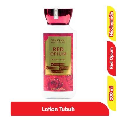 Slavina Body Lotion Red Opium 200ml – Bold, Seductive, Long-Lasting Moisture