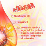 Makarizo Hair Energy VITAGLITZ Hair Keratin Serum ROYAL JELLY 1ml Satuan