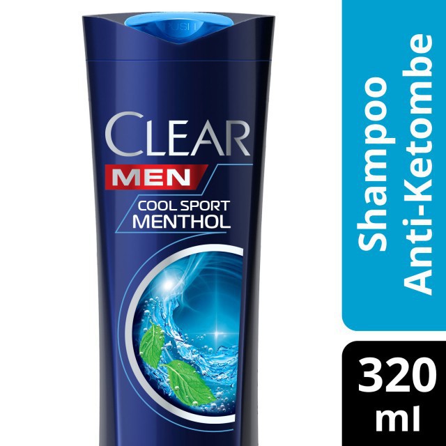 SHAMPO RAMBUT CLEAR SHAMPO COOLSPORT MENTHOL 320 ML