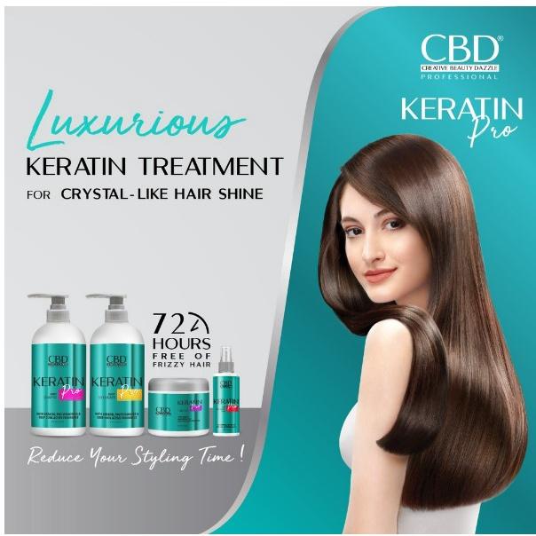 CBD Professional Keratin Pro Hair Mask Sachet 35g – Smooth & Shiny Hair Treatment