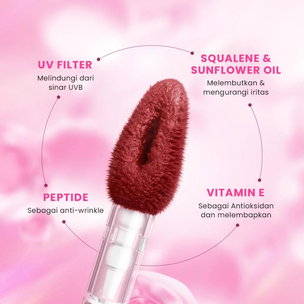 Hanasui Next Level Blurry Tint - Lip Tint Watery to Blur Lightweight Long Lasting Velvet Finish Powdery Tint Blurry Effect Stain Lasting Up to 8 H Color Lock+ Technology