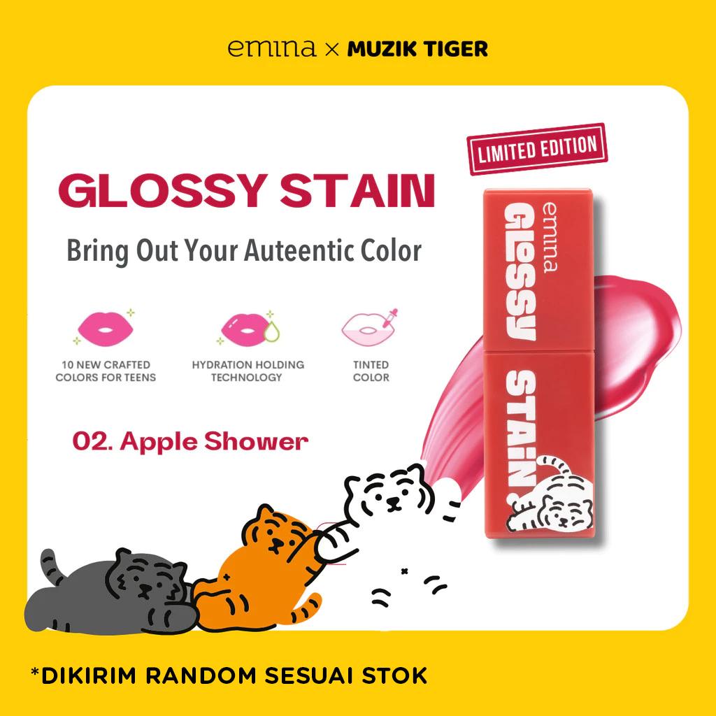 Emina Glossy Stain 3g – Lip Tint dengan Hasil Akhir Glossy & Ringan | Official by Serba Ada