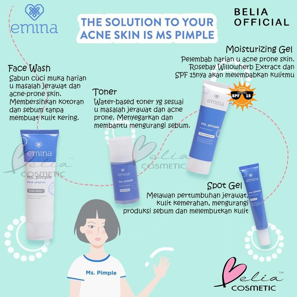 Emina Ms. Pimple Acne Solution Set | Sebum Fighter Skincare for Clearer Skin