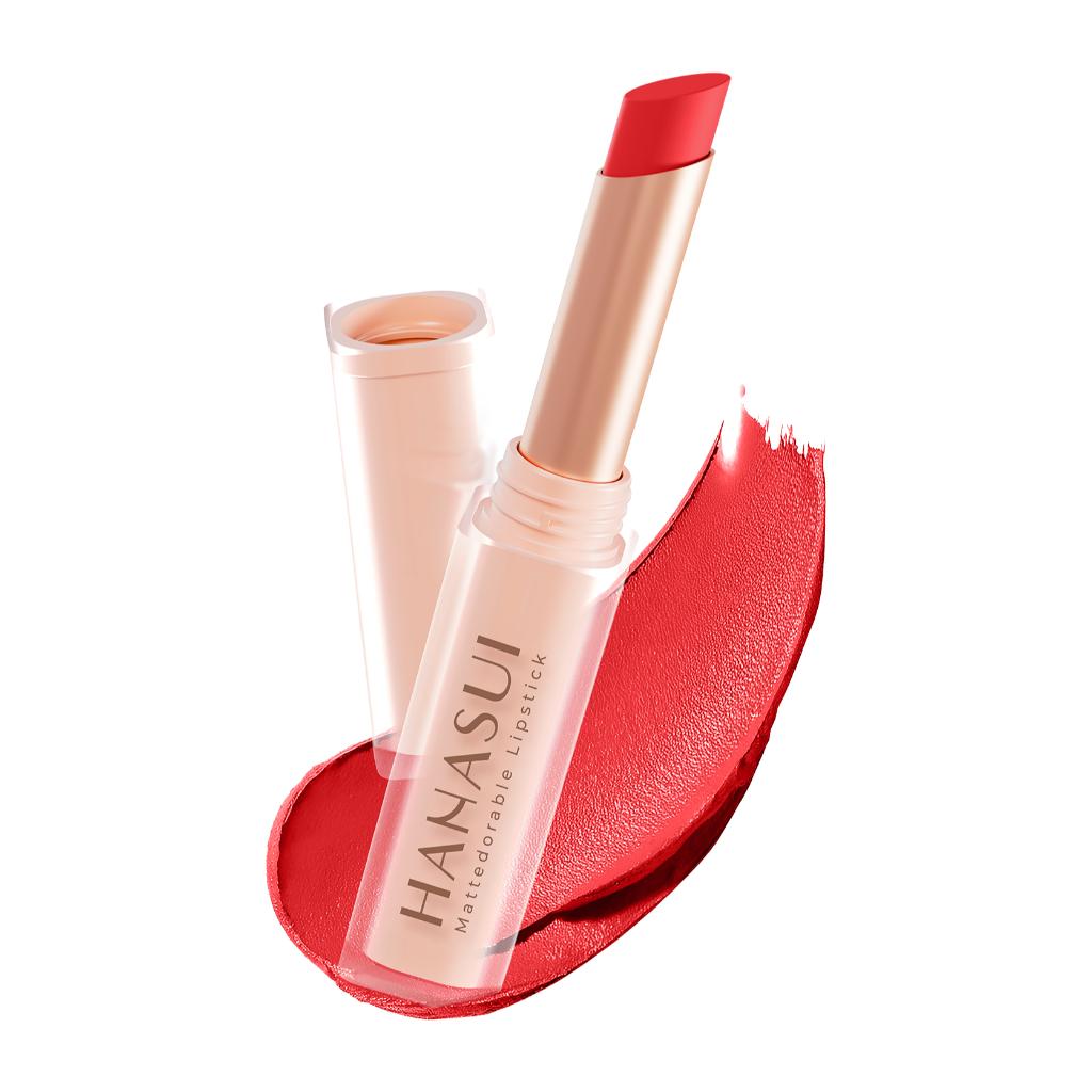 HANASUI Mattedorable Matte Lipstick 2g - Moisturizing & Smudge-Resistant Formula for Smooth Application