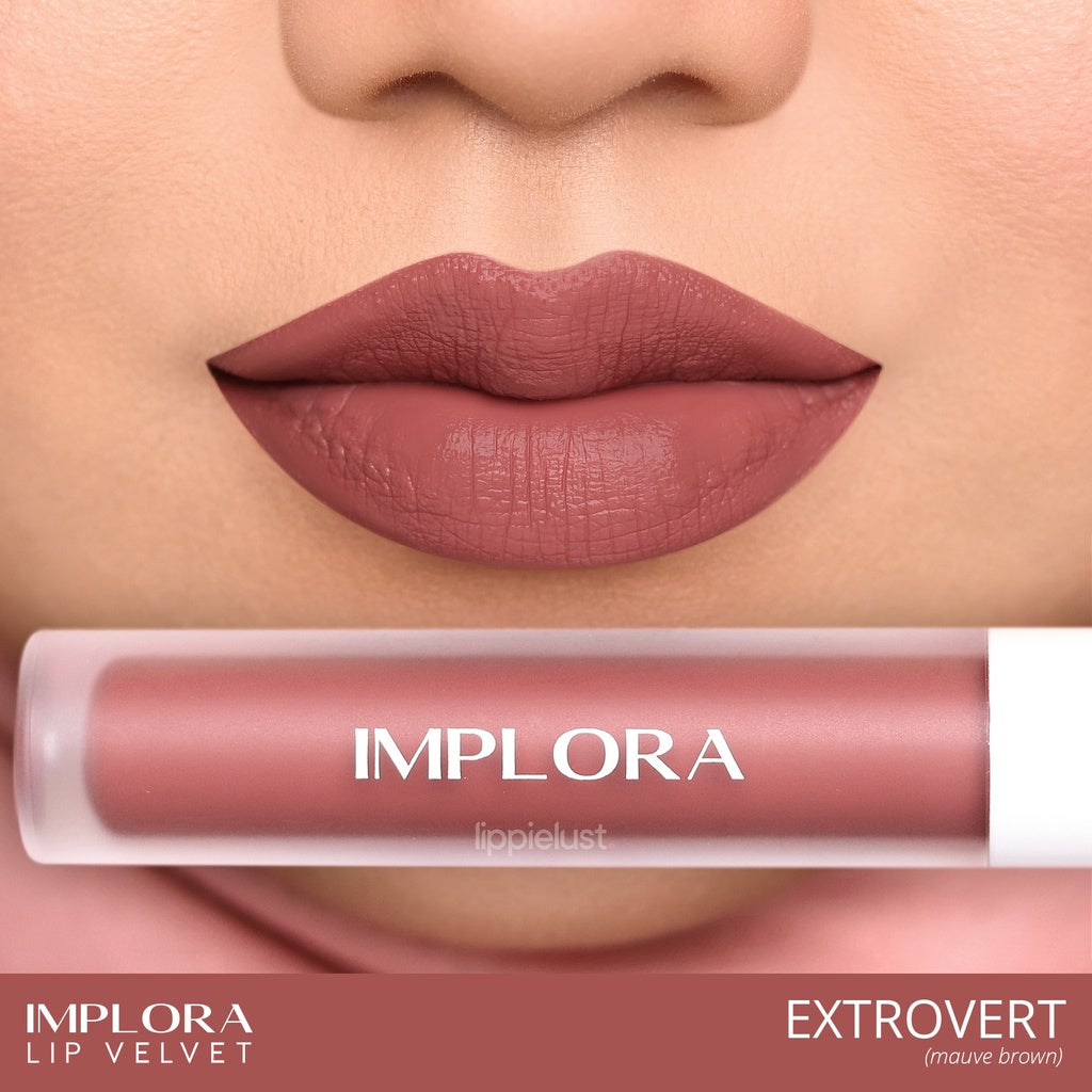 Implora Lip Velvet + Lip Crayon Satin