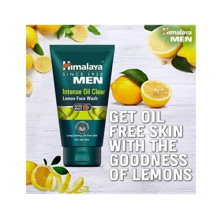 Himalaya Men Intense Oil Clear Lemon Face Wash: Your Solution for Oily Skin 100ml