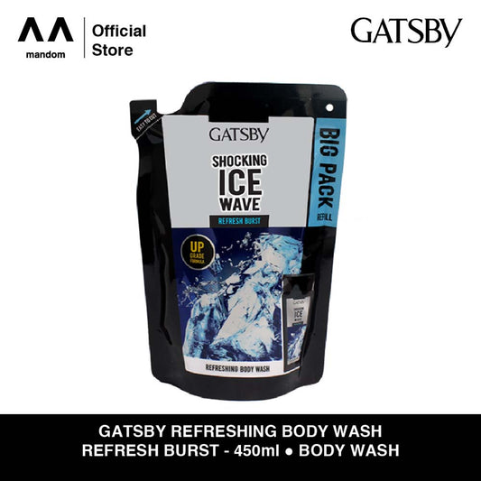 GATSBY Refreshing Body Wash Refresh Burst Refill 450ml