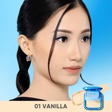 SKINTIFIC - Ultra Cover Powder Foundation 9g | Two Way Cake Pressed Powder Matte Original Compact Loose Powder Evens out color