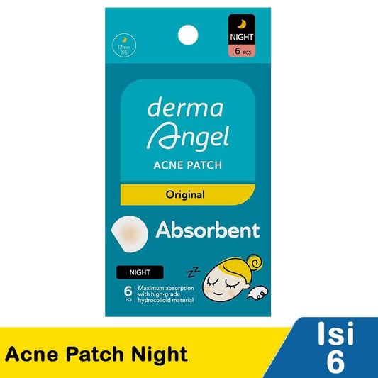 Derma Angel Acne Patch Night 6’s – Overnight Healing for Pimples While You Sleep