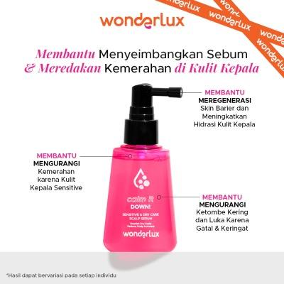 Wonderlux Calm It Down – Hydrating Scalp Serum for Dry, Flaky & Itchy Scalp 75ml