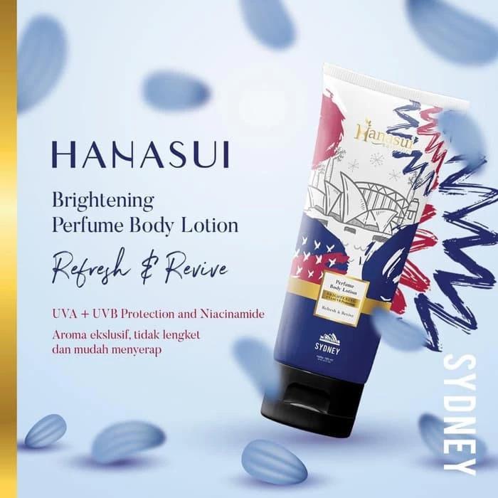 HANASUI Perfumed Body Lotion – 180ml | World-Inspired Scents (Paris/Sydney/Tokyo)