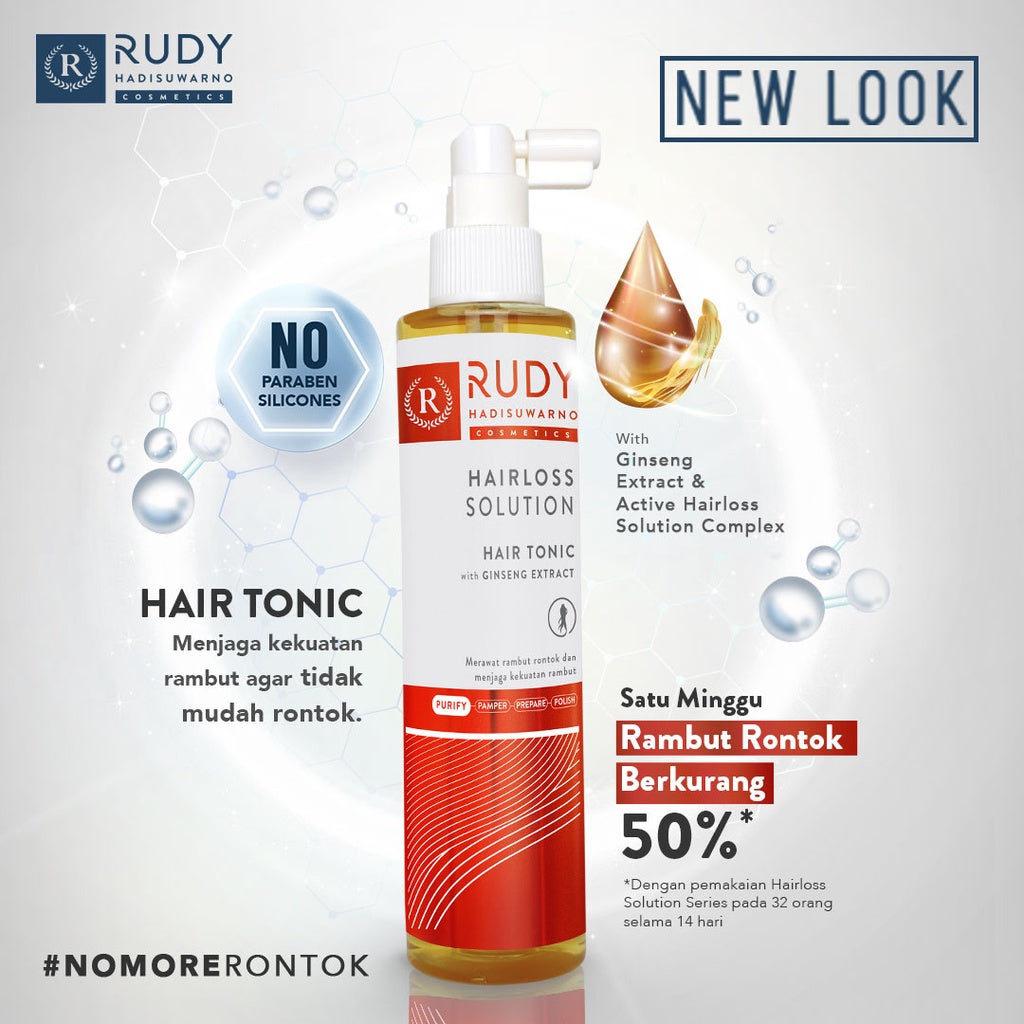 Rudy Hadisuwarno Cosmetics Hairloss Solution Hair Tonic