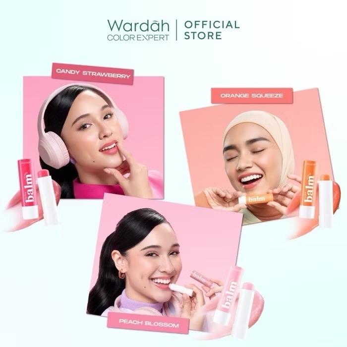 Wardah Hydrabalm Lip Care | Brightening Lip Balm with SPF 15 – 100% Pure Petrolatum Moisturizer