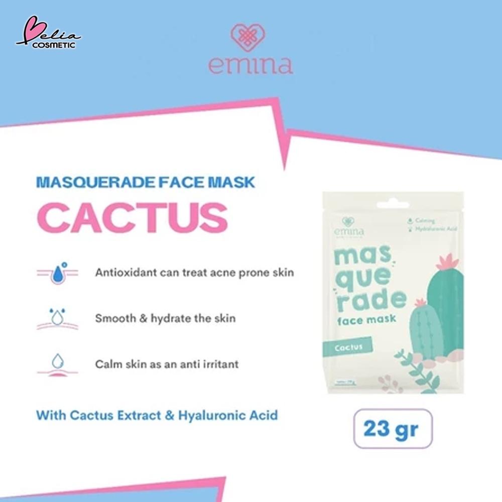 Emina Masquerade Glow Sheet Mask 23g | Natural Extract Face Mask | Hydrating & Refreshing